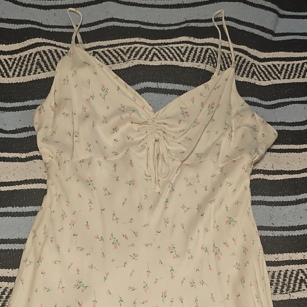 Wild Fable Floral Cream Maxi Dress